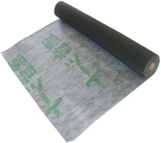 遮音シート 防音対策の製品画像。厚さ1.2mmの高品質遮音シートがロール状で表示されています。