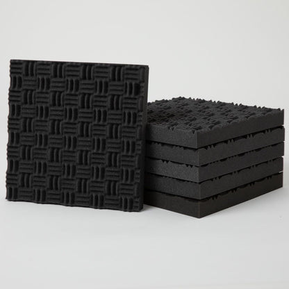 【すぐに使える！日本製吸音スポンジ】Q-on! 吸音 吸音材 防音 33cm×33cm 壁 防音材 吸音材 騒音対策