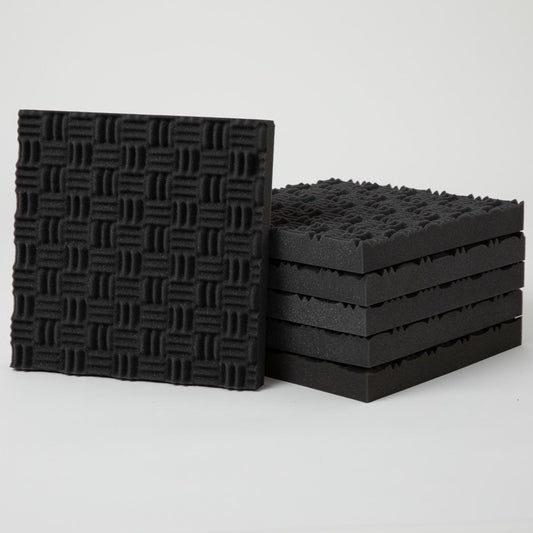 【すぐに使える！日本製吸音スポンジ】Q-on! 吸音 吸音材 防音 33cm×33cm 壁 防音材 吸音材 騒音対策