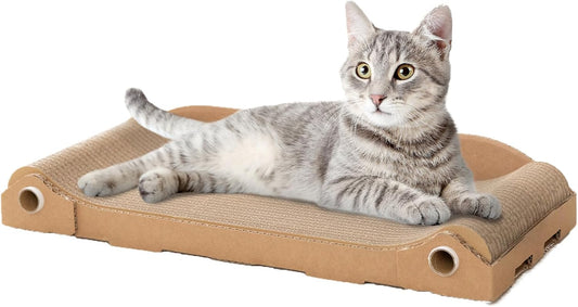 【爪とぎ面組み換え可能】爪とぎ 猫 強化段ボール 幅61cm 奥行28cm 大きい ソファー NYANのきゃっつめそふぁー 爪研ぎ